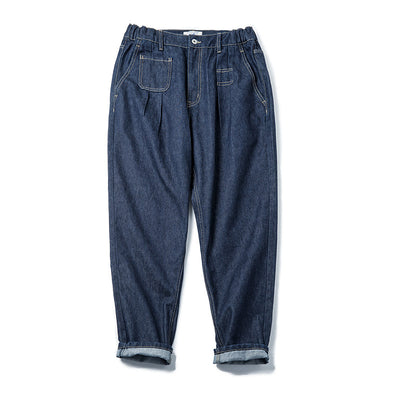 Jeans Sueltos con Cintura Elástica Lavados - Image 10