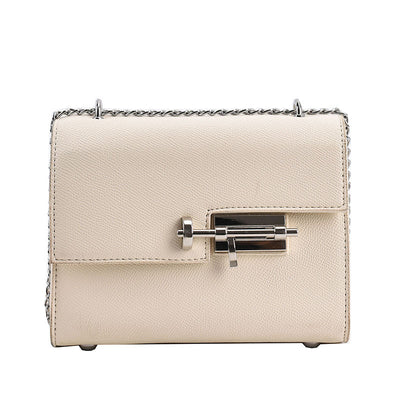 Bolso Diagonal de Mujer con Cadena Texturizada y Diseño Asimétrico - Image 5