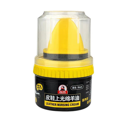 Crema Pulidora para Zapatos de Cuero con Lanolina - Esponja Aplicadora Incluida - Image 3