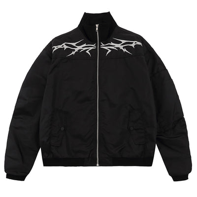 Chaqueta Bomber Street Cool con Bordados Auténticos - Image 17