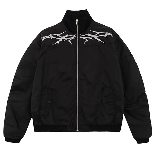 Chaqueta Bomber Street Cool con Bordados Auténticos - Image 17