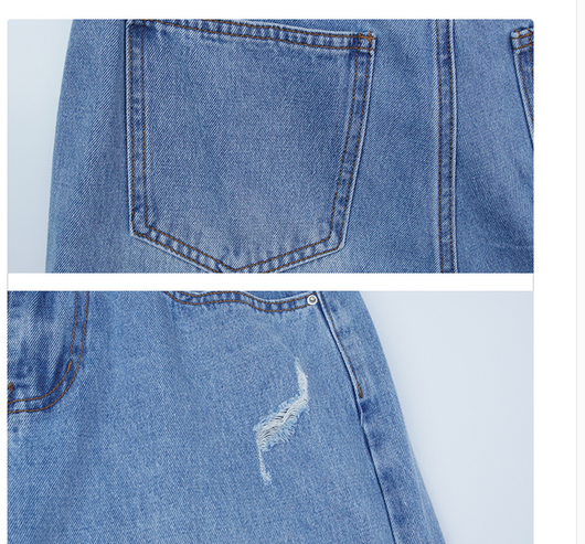 Jeans Rotos Holgados para Hombre - Diseño Desgarrado a la Rodilla - Image 8
