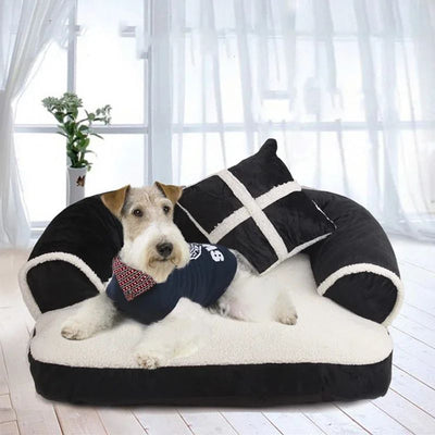 Cama Ortopédica para Perros y Gatos - Sofá Acogedor Estilo Clásico - Image 13