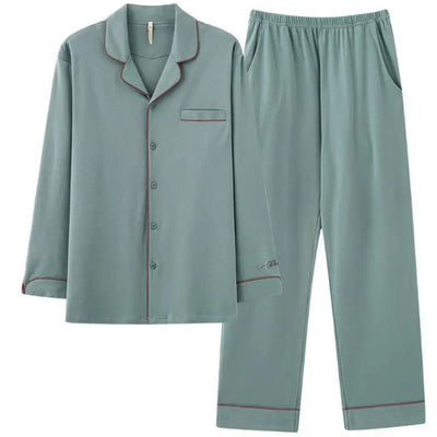 Pijama Minimalista de Manga Larga para Hombre - Image 17