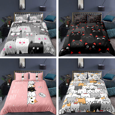 Juego de Funda Nórdica y Almohada Kitty Series - Image 10