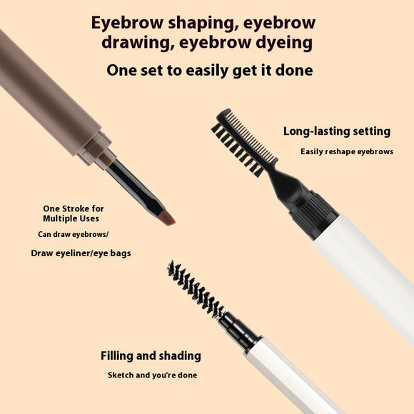 Set de 3 Piezas: Lápiz y Gel para Cejas