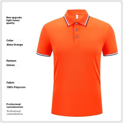 Polo Manga Corta Ice Silk con Solapa - Comodidad y Estilo - Image 36