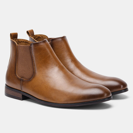 Botas Chelsea Talla Grande para Hombre - Diseño Clásico en Madera Natural - Image 27