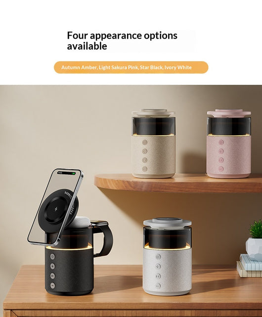 Cargador Inalámbrico con Parlante Bluetooth 2 en 1 - Regalo Perfecto - Image 2