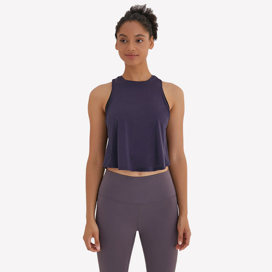 Blusa Deportiva Yoga Suelta sin Mangas - Top Versátil para Entrenamientos - Image 3
