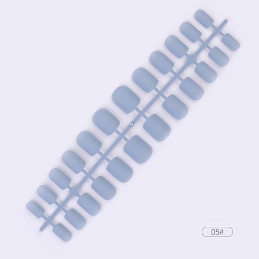 Uñas Postizas Adhesivas de Colores Sólidos - Set de 24 Piezas - Image 9