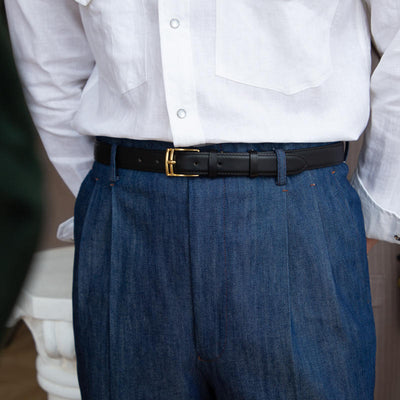 Cinturón Casual de Cuero Genuino Versátil para Hombre - Image 10