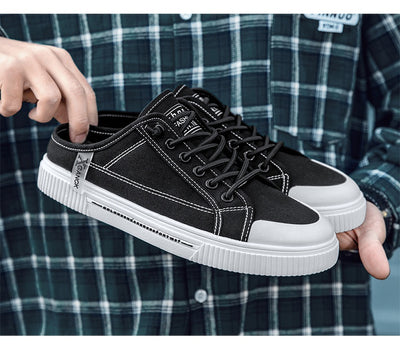 Tenis Casuales Versátiles para Hombre sin Talón de Lona - Image 18
