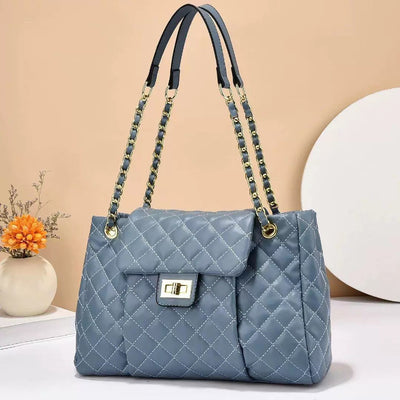 Bolsa Mensajera de Hombro con Bordado Geométrico y Gran Capacidad - Image 10
