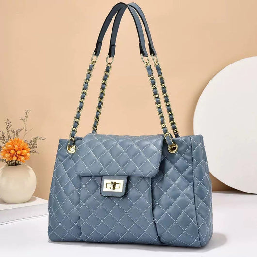 Bolsa Mensajera de Hombro con Bordado Geométrico y Gran Capacidad - Image 10