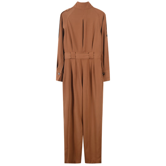 Jumpsuit Largo Holgado con Cinturón - Versátil y Elegante - Image 6