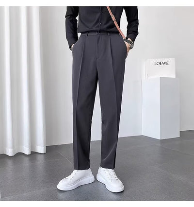 Pantalones de Vestir Casual Rectos para Hombre - Versátiles y Elegantes - Image 24
