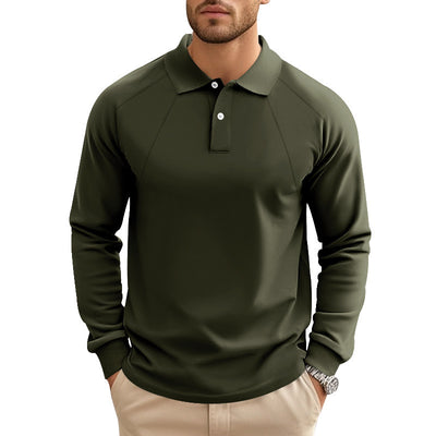 Polo Casual de Cuello Clásico para Hombre - Diseño Versátil Primavera Otoño - Image 10