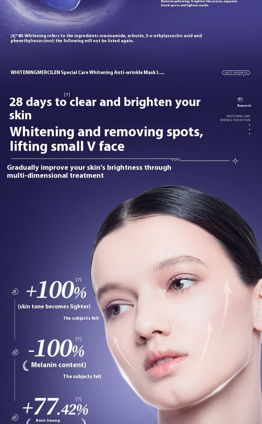 Mascarilla Facial Blanqueadora Antiarrugas - Pack 5 Unidades 40ml - Image 11