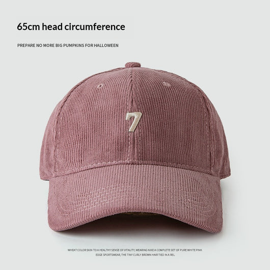 Gorra de Béisbol Pana Ancha Elegante y Versátil para Hombre - Image 7