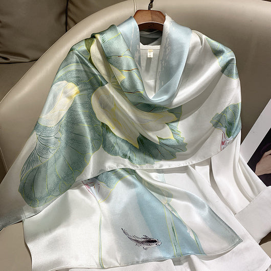 Pañuelo de Seda Hangzhou Premium Largo - Image 11