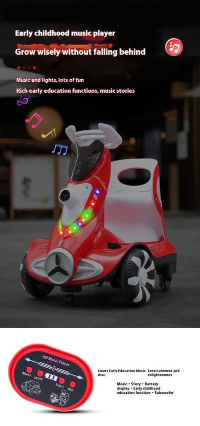 Auto Eléctrico Infantil de Cuatro Ruedas con Control Remoto - Image 25