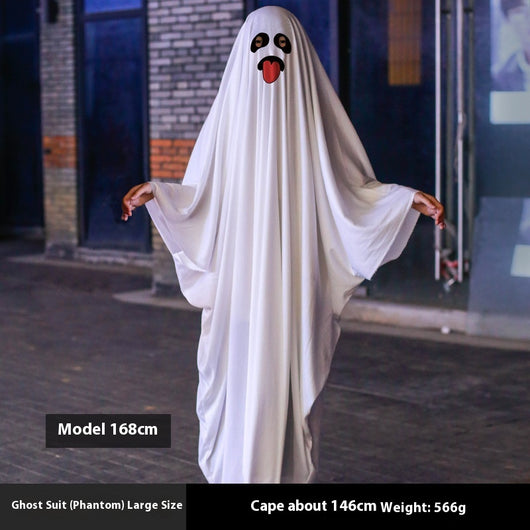 Disfraz de Fantasma Blanco para Fiesta de Halloween - Image 23