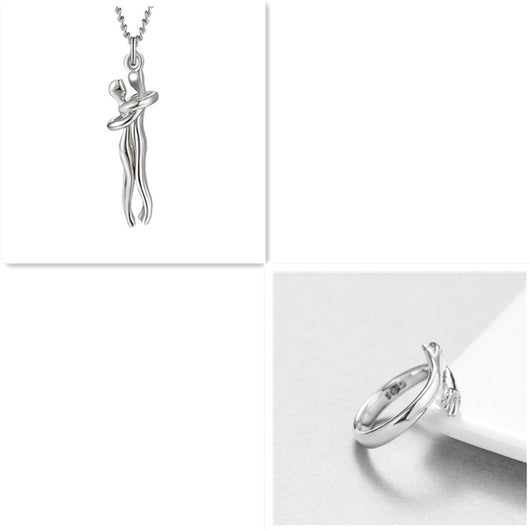 Collar Abrazo de Amor - Joyería Unisex para Parejas - Image 20