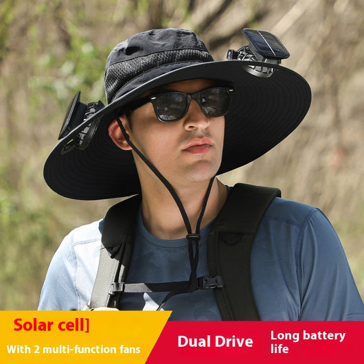 Gorro Solar con Ventilador y Batería de Larga Duración - Image 5