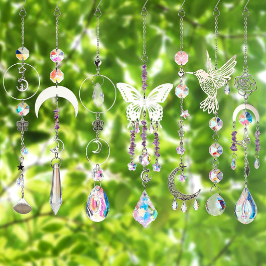 Kit de Decoración Navideña de Cristal Artesanal para Ventanas y Jardín - Image 14