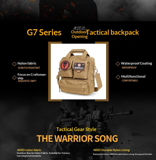 Mochila Táctica Camuflaje Nylon - Bolso Crossbody para Hombre - Image 21