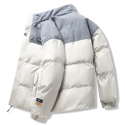 Abrigo de Invierno para Hombre Casual con Cuello Alto Acolchado en Algodón - Image 7