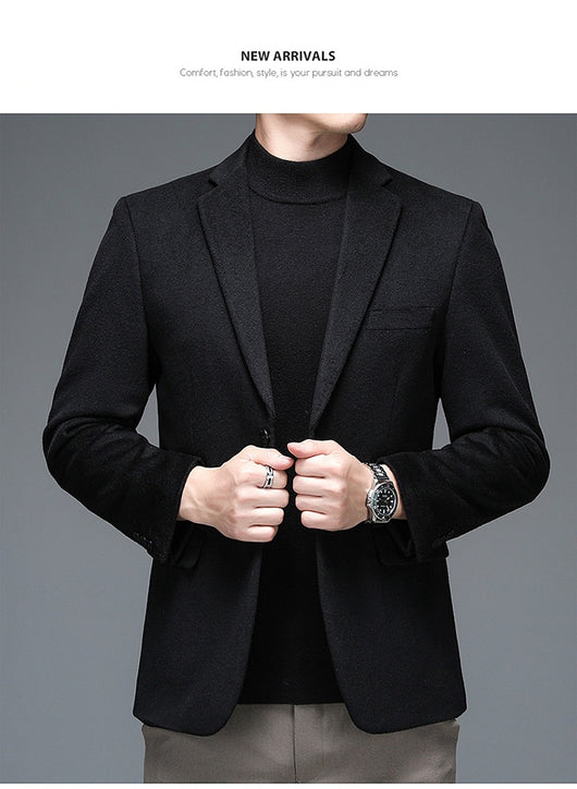 Traje de Lana Casual para Hombre - Otoño e Invierno - Image 14