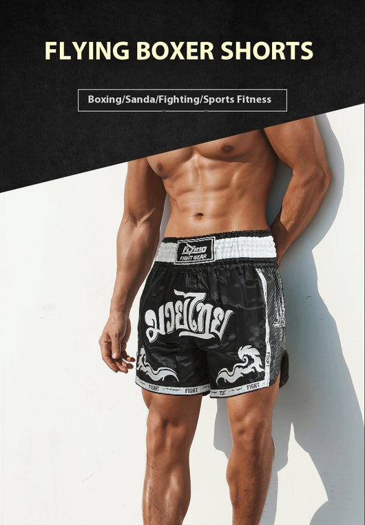 Pantalones Cortos Profesionales de Boxeo Tailandés y Sanda para Hombre y Mujer - Image 12