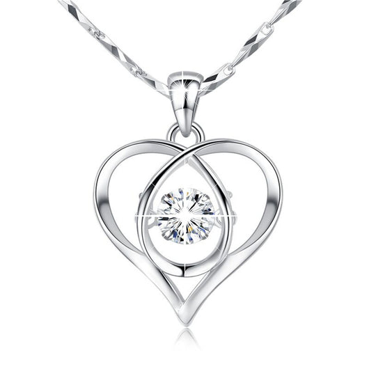 Collar de Plata Esterlina para Niña con Dije de Corazón en Clavícula - Image 7