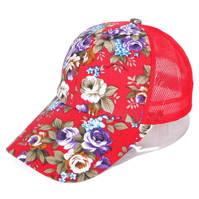 Gorra de Béisbol Floral para Mujer con Red Abierta - Image 5