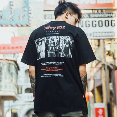 Camiseta Hip-Hop con Estampado de Belleza para Hombre - Image 7
