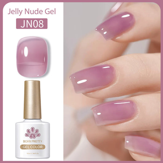 Esmalte de Uñas Gel UV Transparente Efecto Gelatina Fotocurable - Image 13
