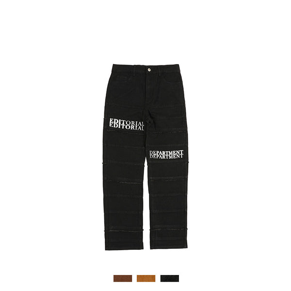 Jeans Rectos Estilo Hip-hop Europeo y Americano con Capas - Image 5