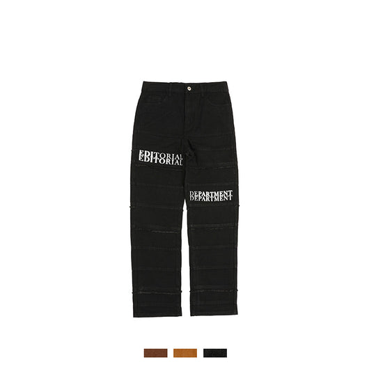 Jeans Rectos Estilo Hip-hop Europeo y Americano con Capas - Image 5