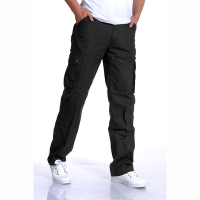 Pantalones Deportivos Casuales Holgados con Múltiples Bolsillos para Hombre - Image 7