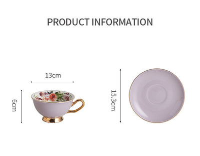 Juego de Taza y Platillo de Café Premium Elegante - Image 7