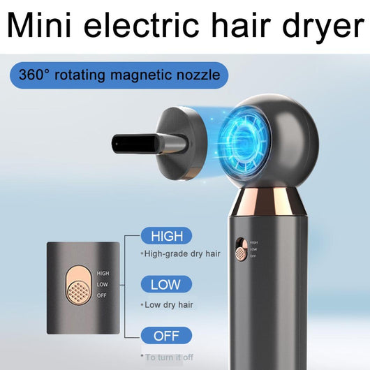 Secador de Cabello Iónico 800W con 2 Velocidades - Profesional Portátil - Image 3