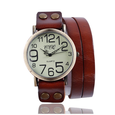 Reloj Retro Tres Círculos Unisex Casual - Image 4