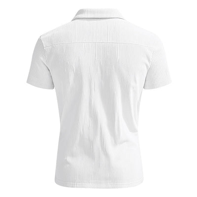 Polo Corduroy Holgado con Medio Cierre para Hombre - Image 16