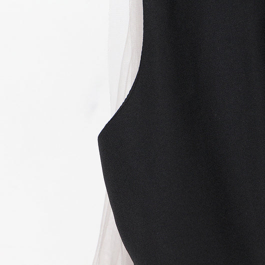 Blazer Chaleco con Paneles de Malla - Corte Medio - Image 12
