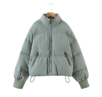 Chaqueta Acolchada Urban Leisure con Cuello Parado para Mujer - Image 28