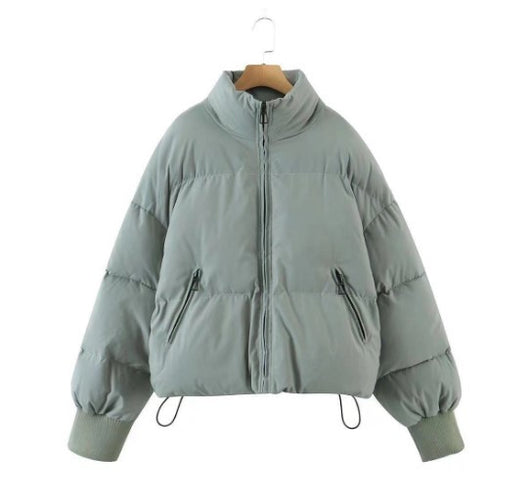 Chaqueta Acolchada Urban Leisure con Cuello Parado para Mujer - Image 28