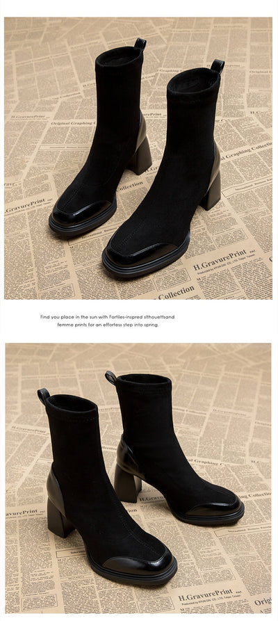Botas Martin Skinny de Cuero Genuino para Mujer - Image 12