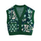 Chaleco Tejido Jacquard Minimalista Casual